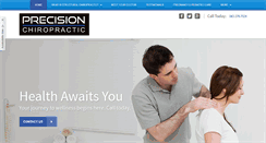 Desktop Screenshot of precisionchirosc.com